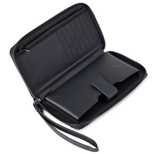 🌸. No Boundaries Black Wallet with Wrist Strap